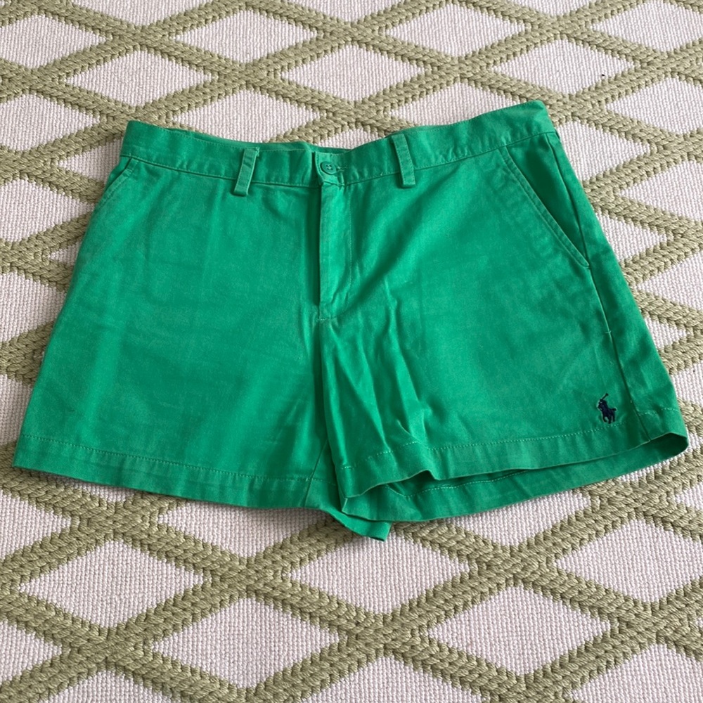 Ralph Lauren Sport green chino shorts
